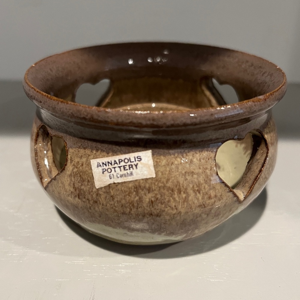 Annapolis Pottery Candle Holder — Vintage
